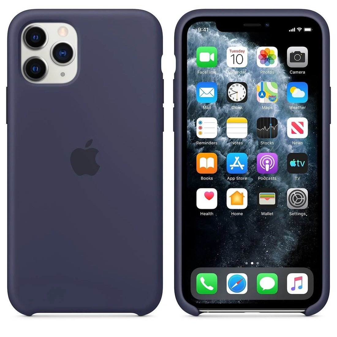 Silicone Case For iPhone 11 Pro Max - Midnight Blue