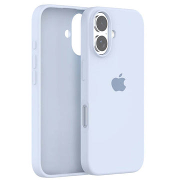 iPhone 16 Plus Silicone Case - Winter Blue