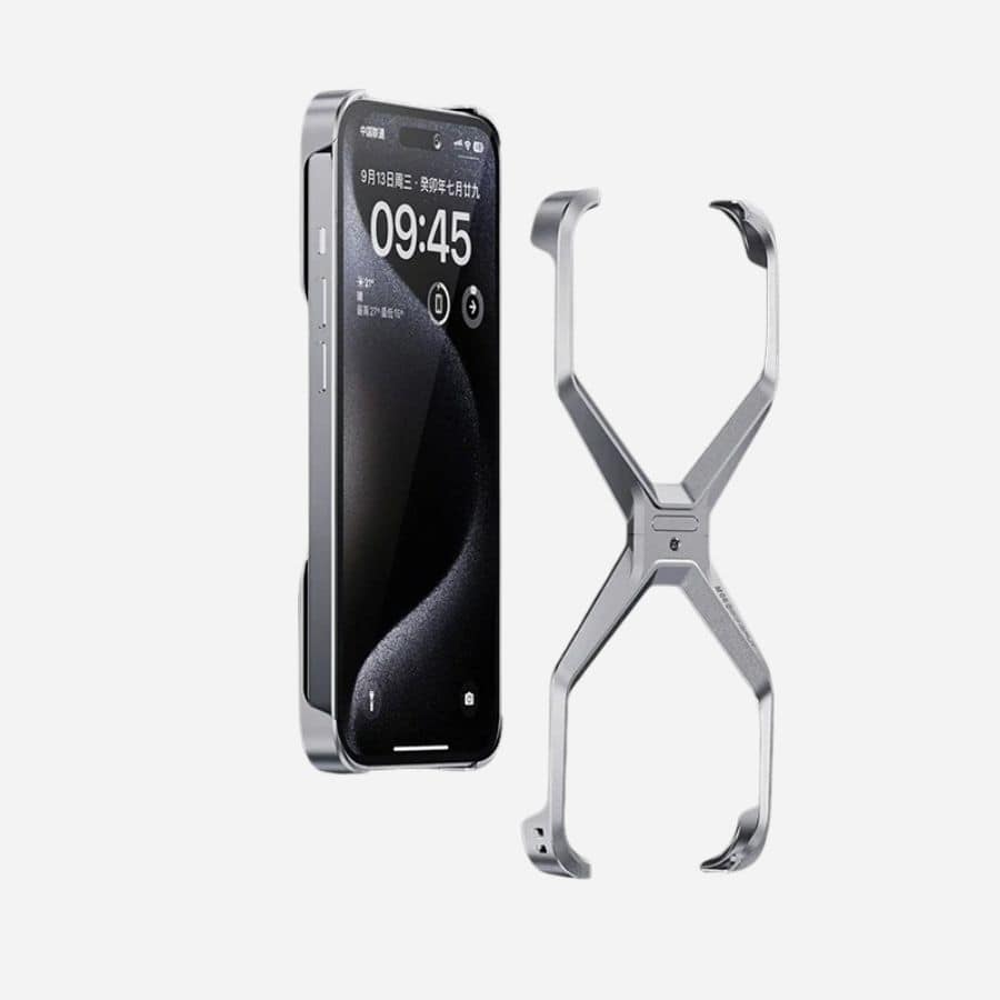 X Metal Aluminum Alloy Rimless Phone Case - ( Pre-Order )