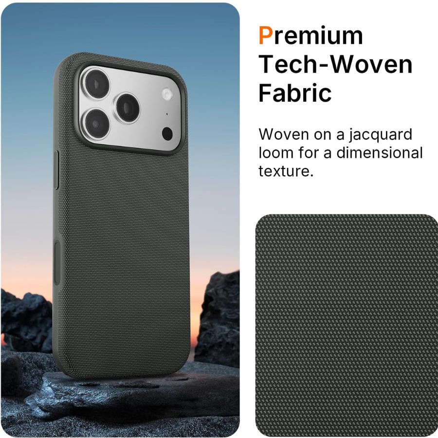 Techwoven Case iPhone 17 Pro - Black