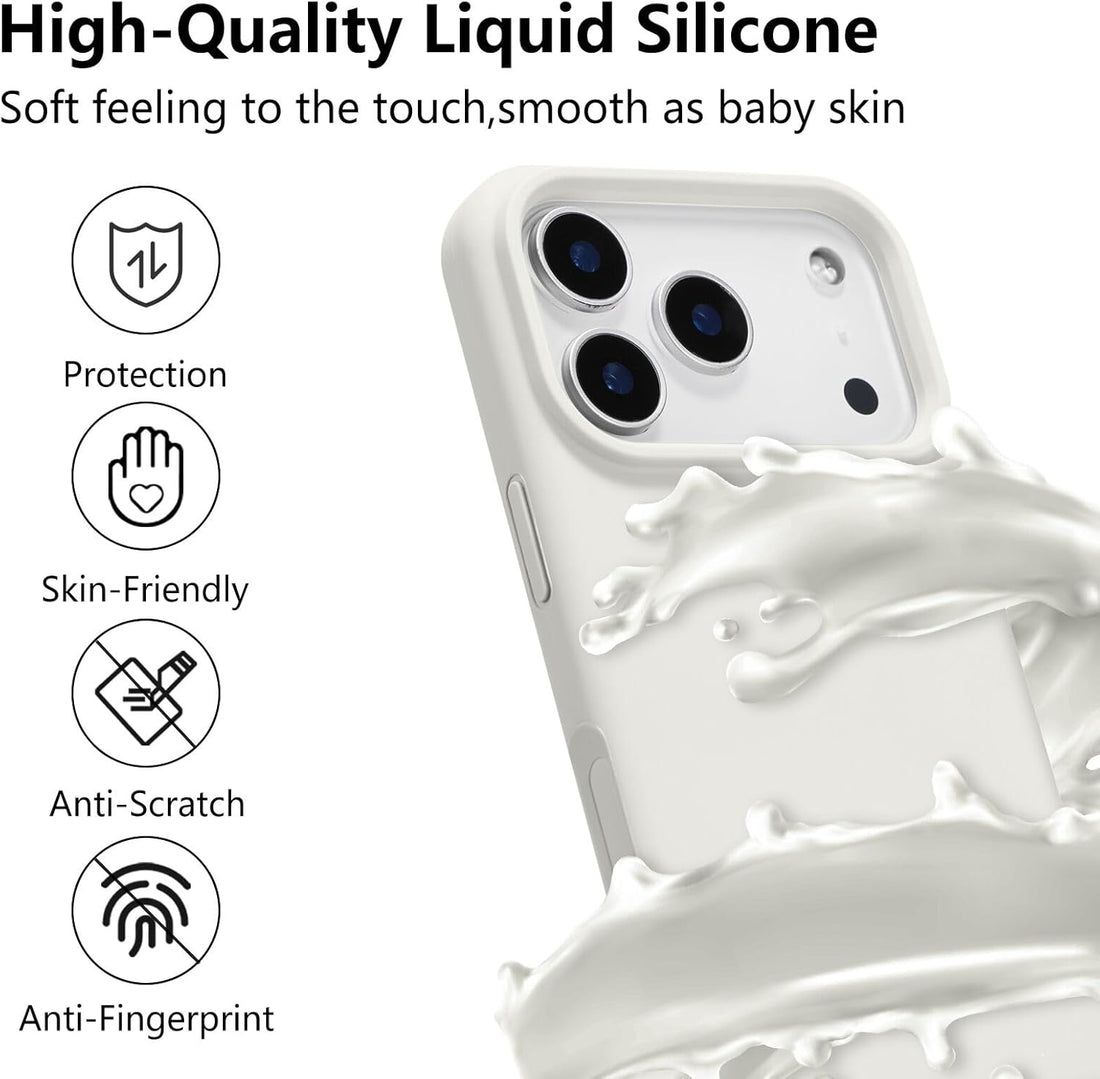 iPhone 17 Pro Max Silicone Case - White