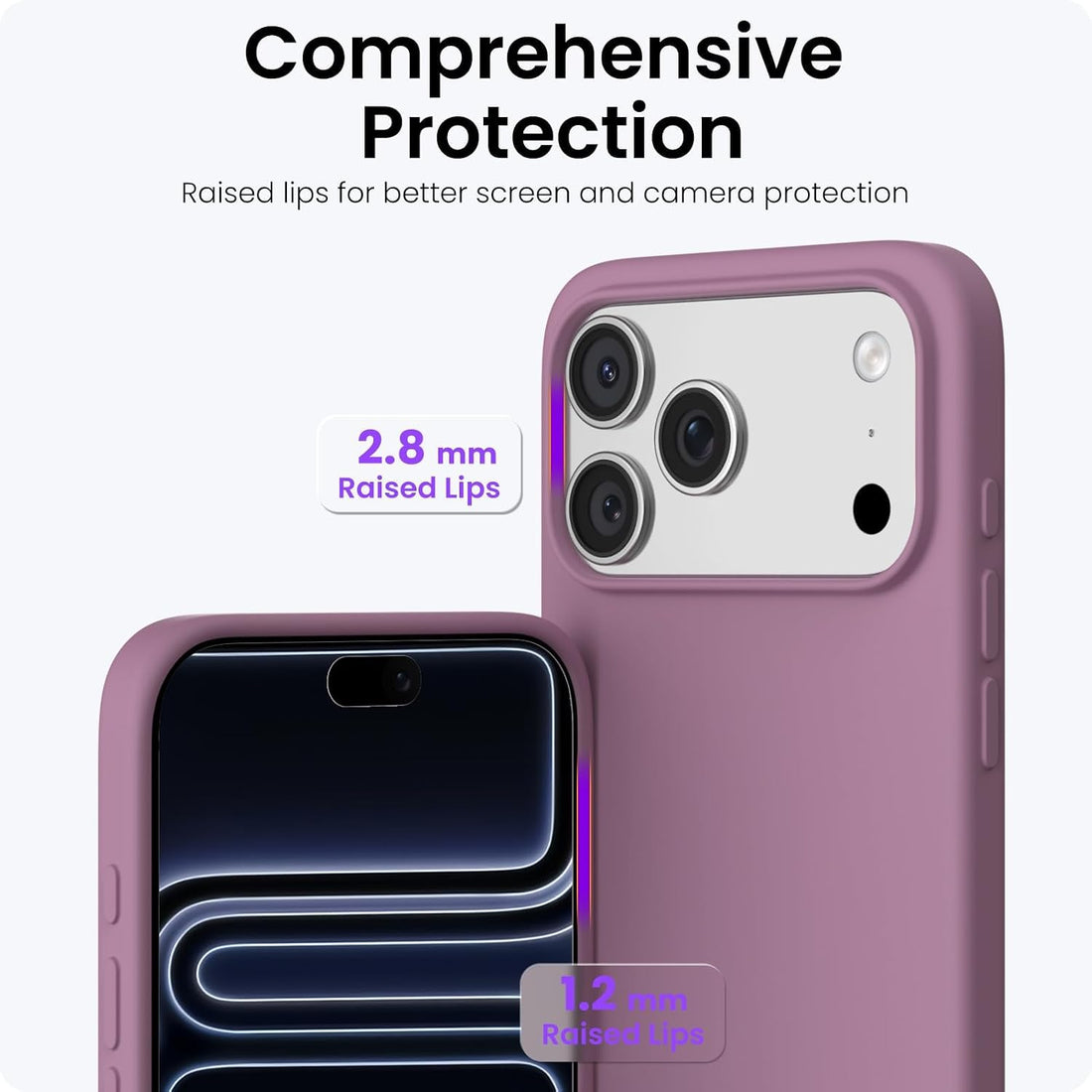 iPhone 17 Pro Silicone Case - Black Current