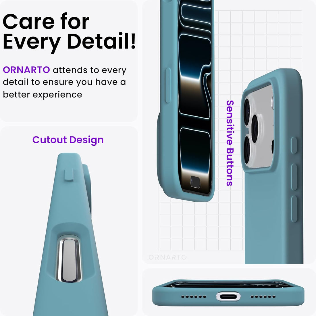 iPhone 17 Pro Max Silicone Case - Pine Green