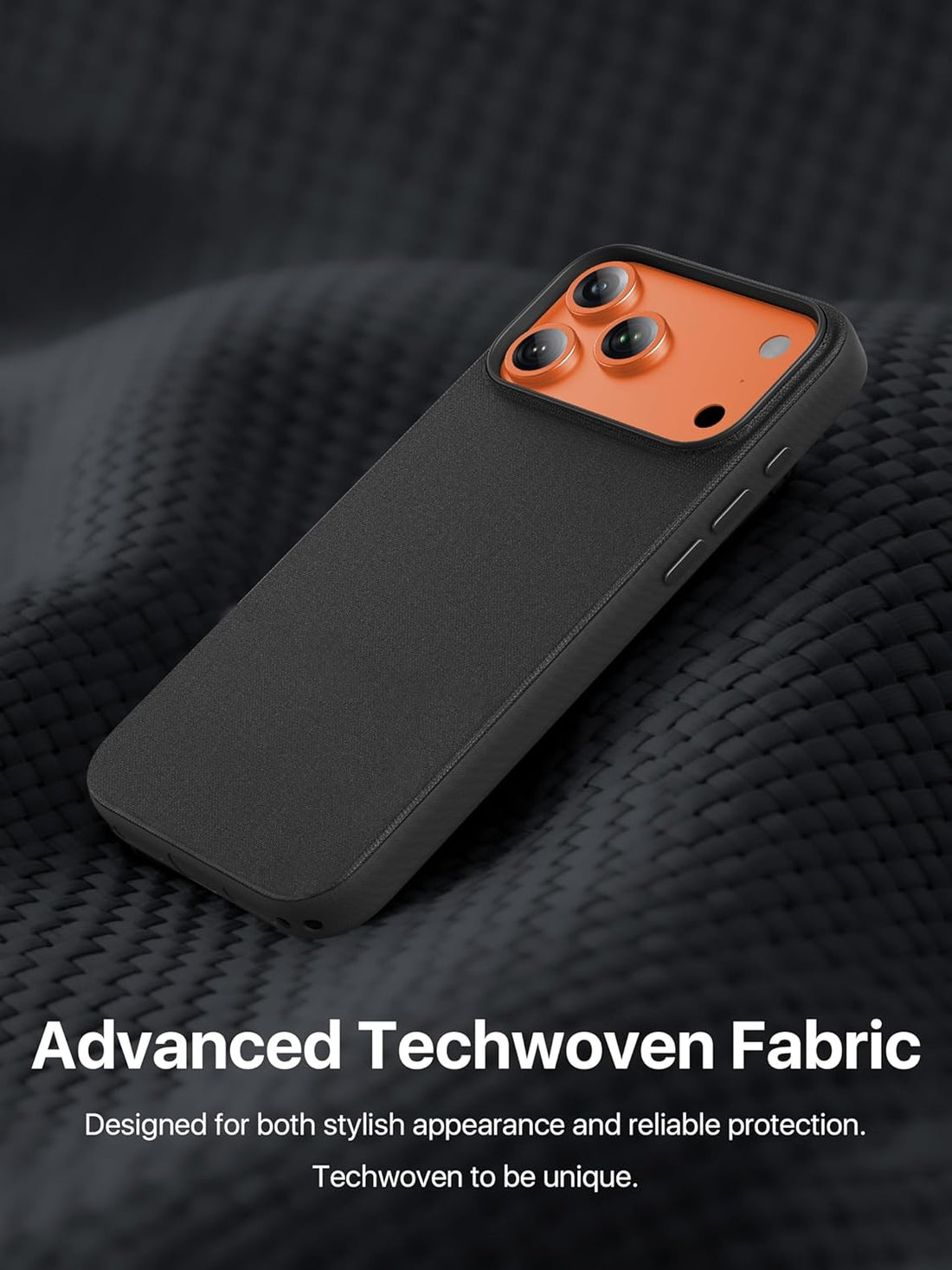 Techwoven Case iPhone 17 Pro Max - Black