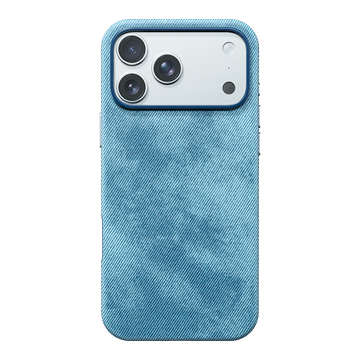 Denim Blue Fabric Case For iPhone