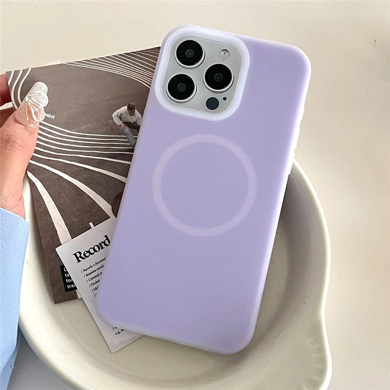 iPhone Jelly Silicone MagSafe Case - Lilac