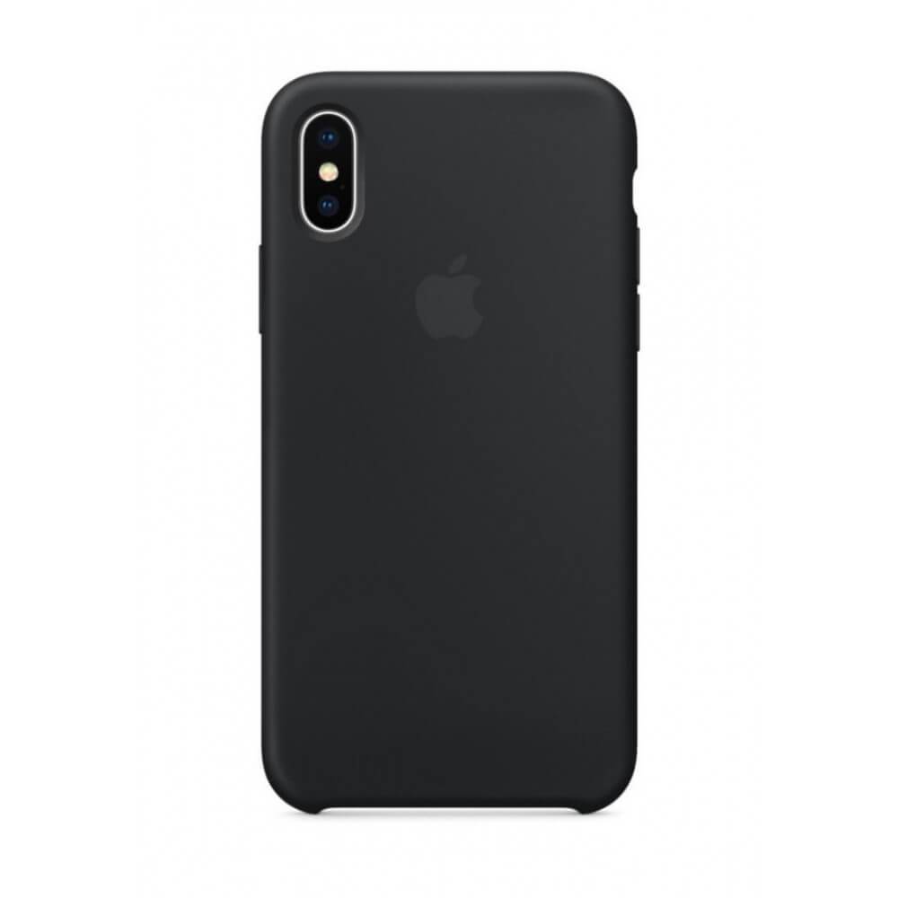 Silicone Case For iPhone XS Max - Black