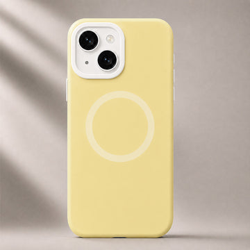 iPhone 14 Plus Jelly Silicone Case With MagSafe - Lemon Yellow