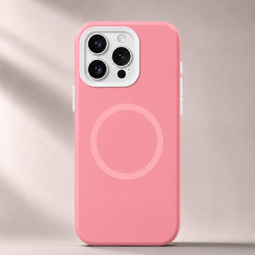 iPhone 15 Pro Max Jelly Silicone Case With MagSafe - Hot Pink