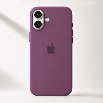 iPhone 17 Silicone Case - Black Current
