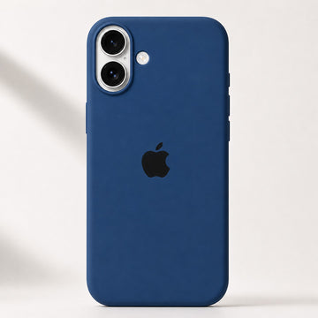 iPhone 16 Plus Silicone Case - Blue
