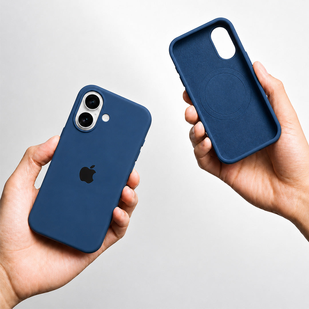 iPhone 16 Plus Silicone Case - Blue
