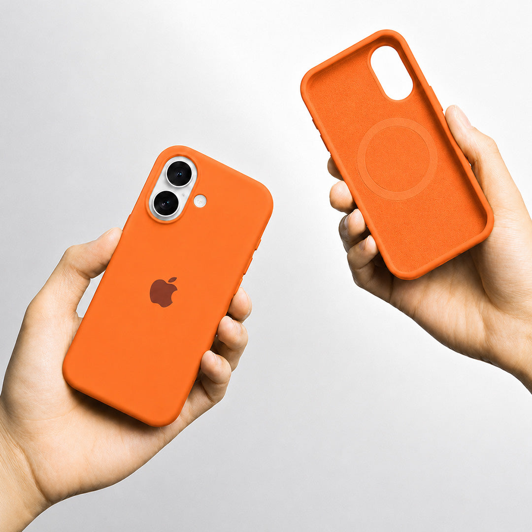 iPhone 16 Plus Silicone Case - Kumquat