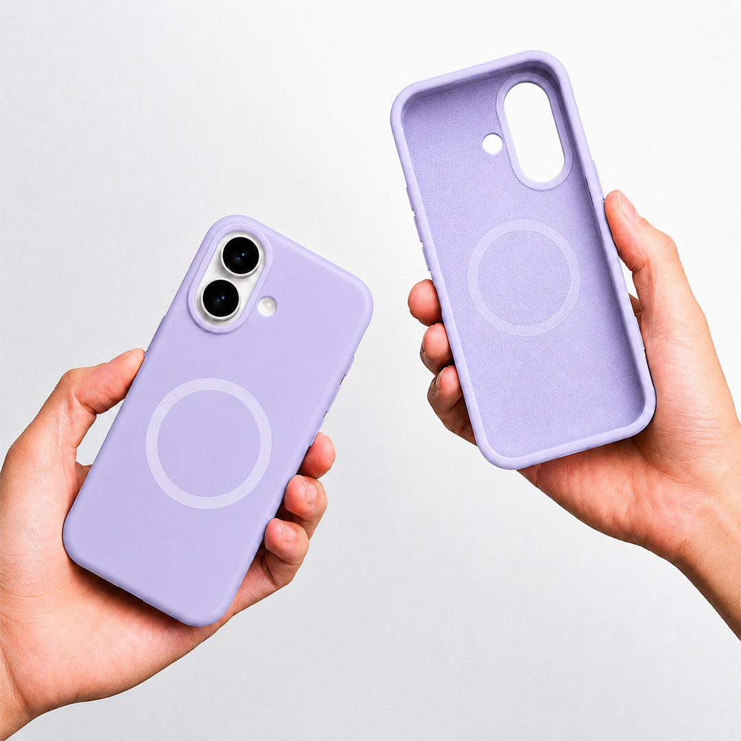 iPhone 16 Jelly Silicone Case With MagSafe - Lilac