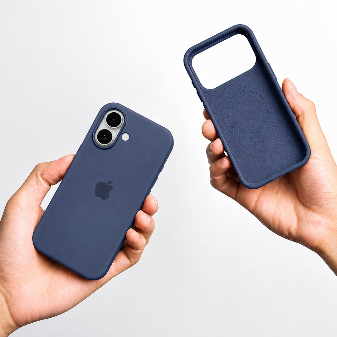 iPhone 16 Plus Silicone Case - Midnight Blue