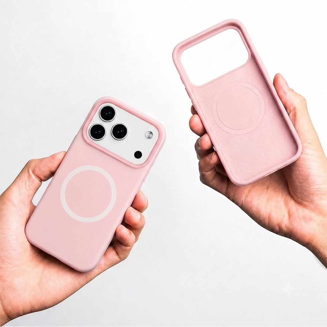 iPhone 17 Pro Max Jelly Silicone Case With MagSafe - Pink