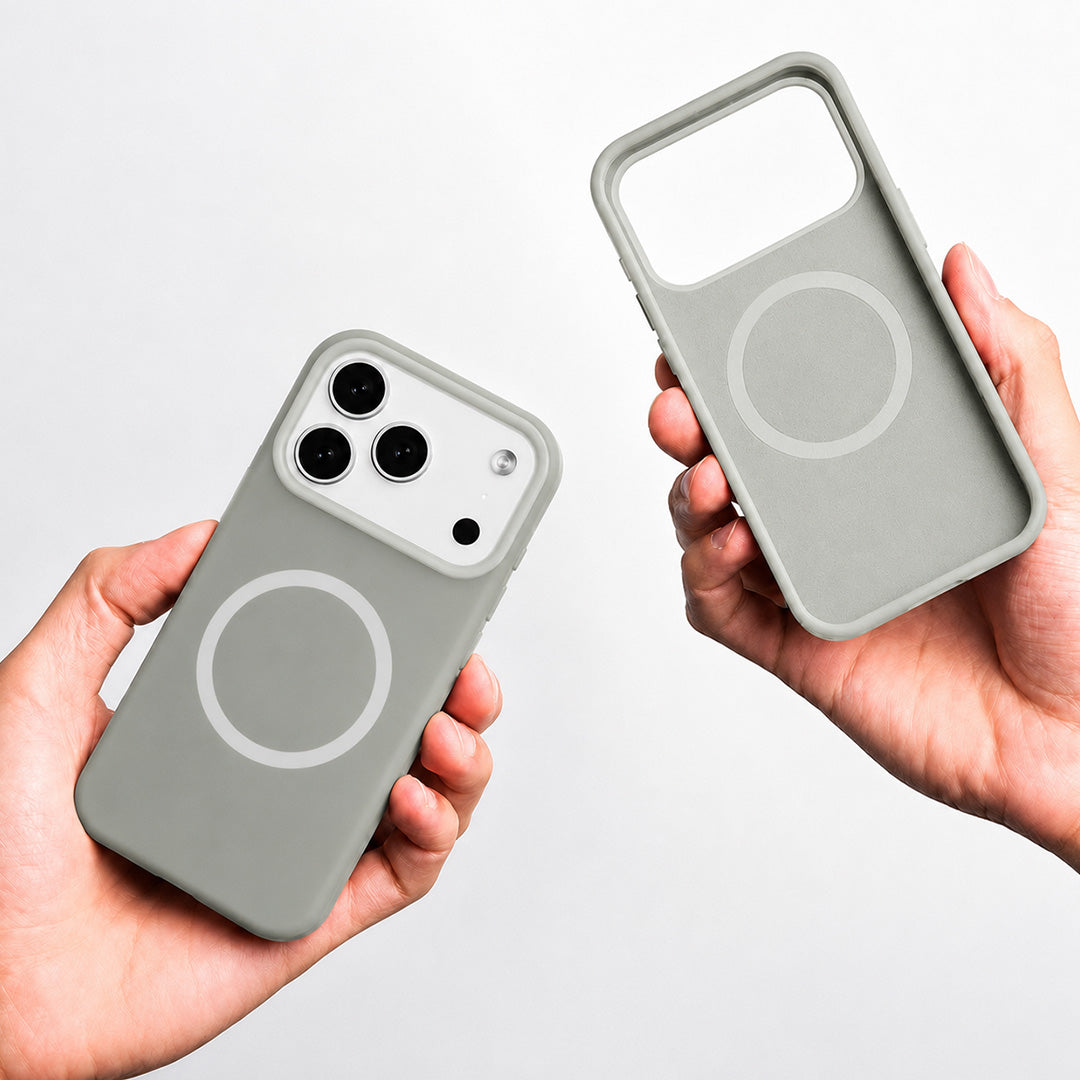 iPhone 17 Pro Max Jelly Silicone Case With MagSafe - Grey