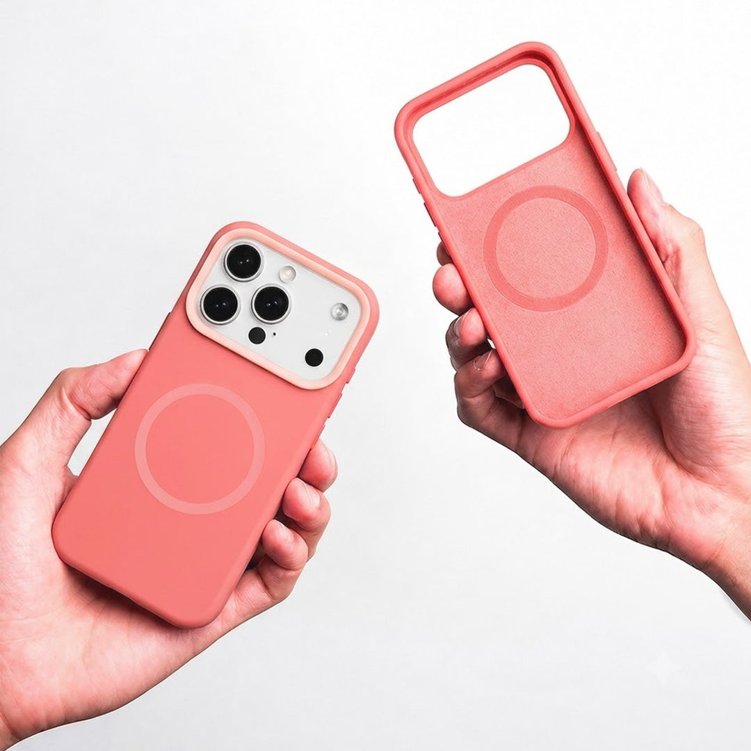 iPhone 17 Pro Max Jelly Silicone Case With MagSafe - Hot Pink