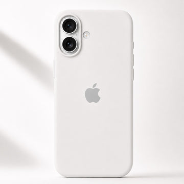 iPhone 16 Plus Silicone Case - White