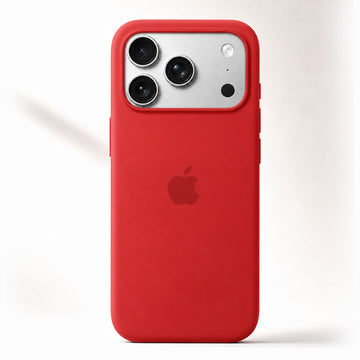 iPhone 17 Pro Max Silicone Case - Red