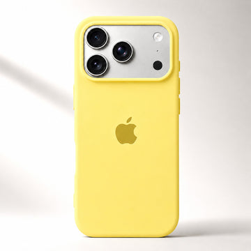 iPhone 17 Pro Silicone Case - Yellow