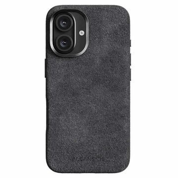 Alcantara Case for iPhone 16 Plus - Black