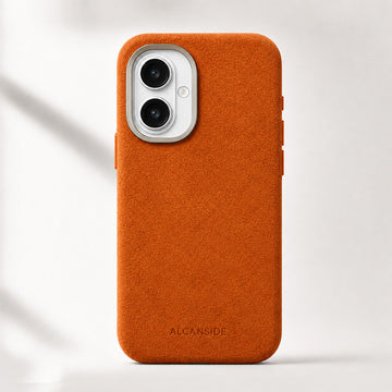 iPhone 17 Alcantara Case - Orange