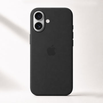 iPhone 16 Plus Silicone Case - Black