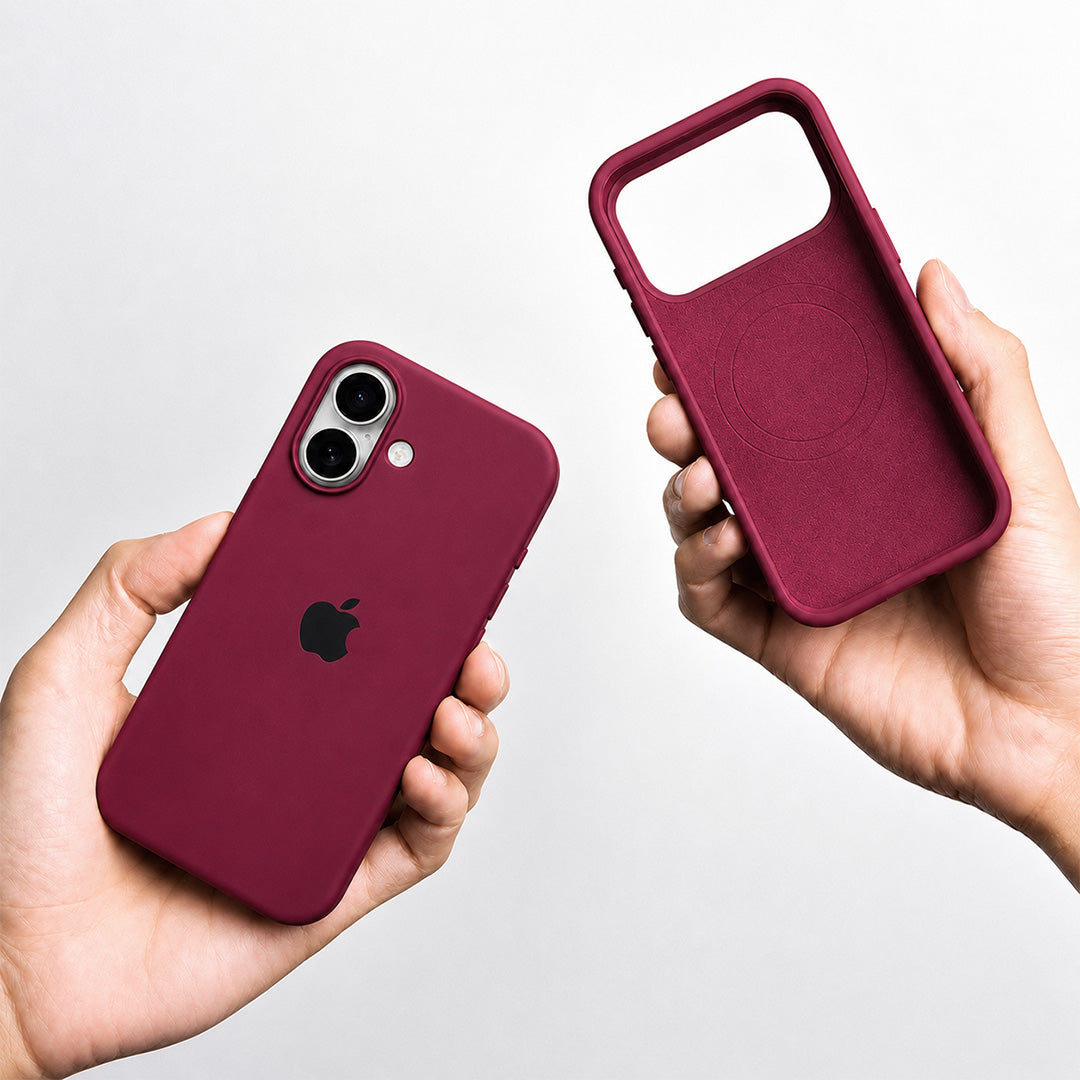 iPhone 16 Plus Silicone Case - Plum
