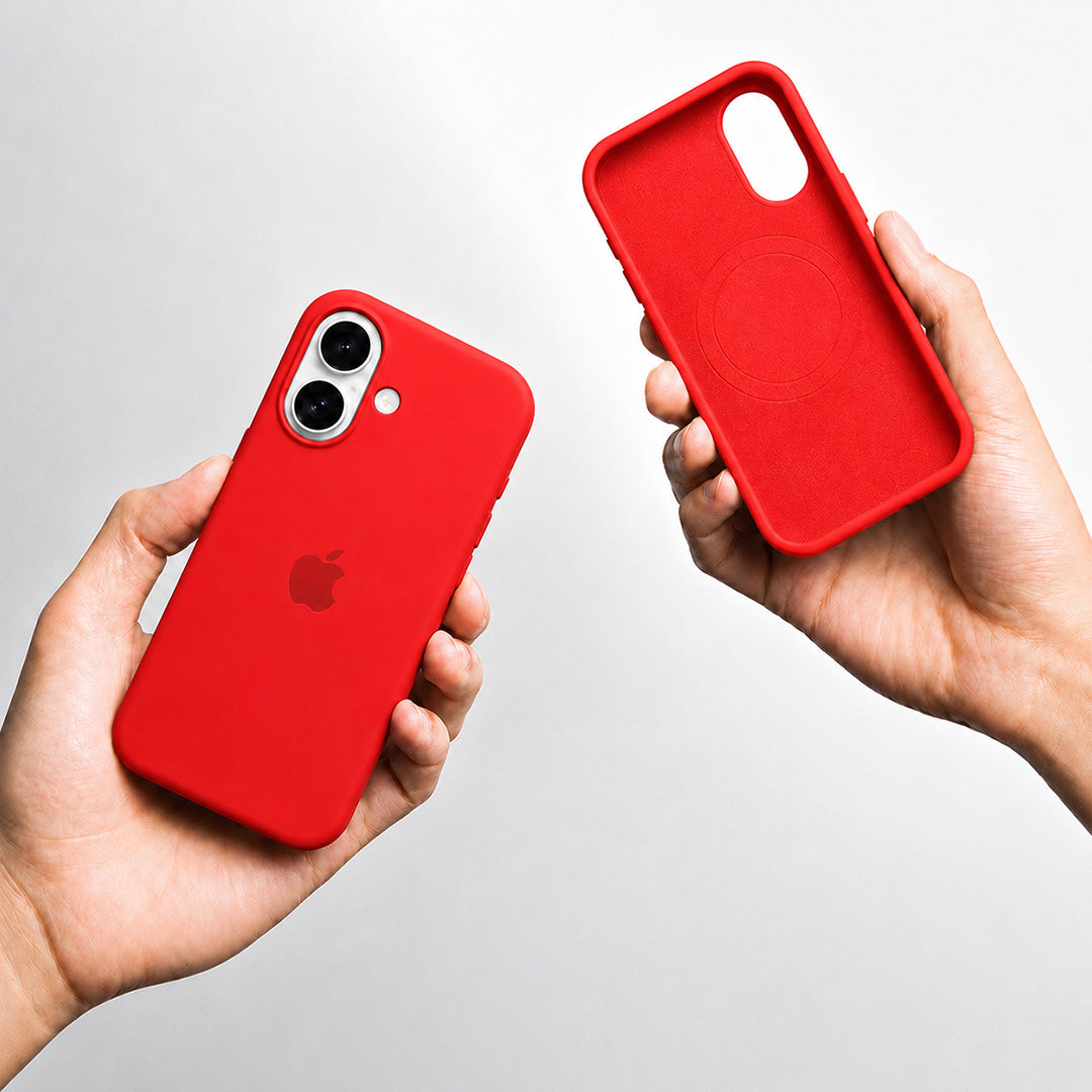 iPhone 16 Plus Silicone Case - Red