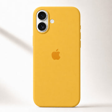 iPhone 16 Silicone Case - Yellow