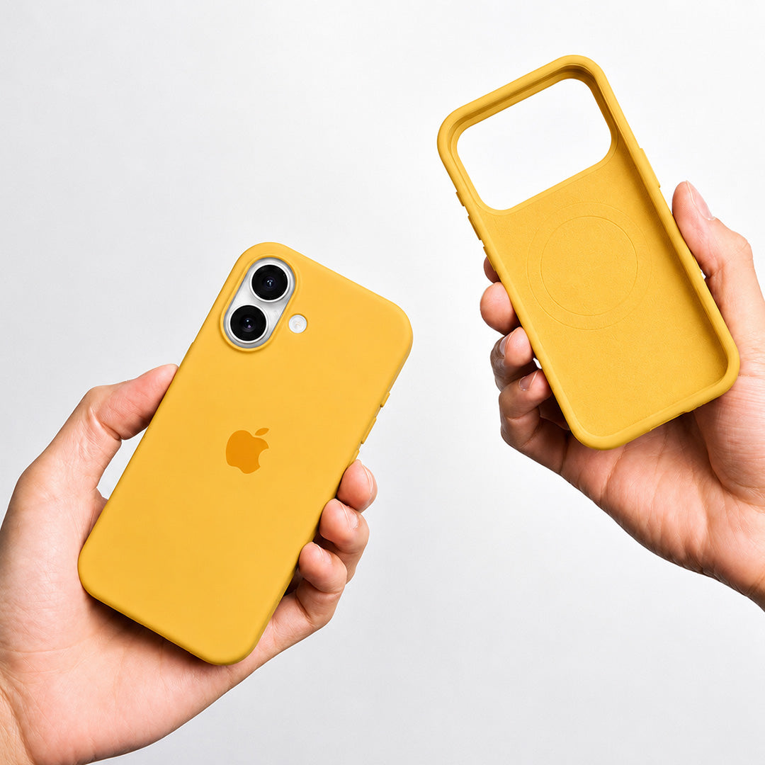 iPhone 16 Plus Silicone Case - Yellow