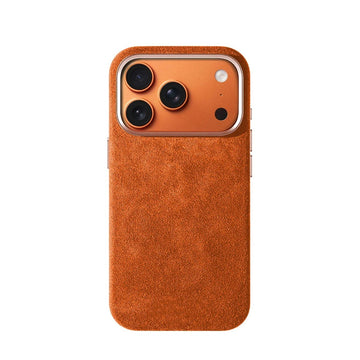 iPhone 17 Pro Alcantara Case - Orange
