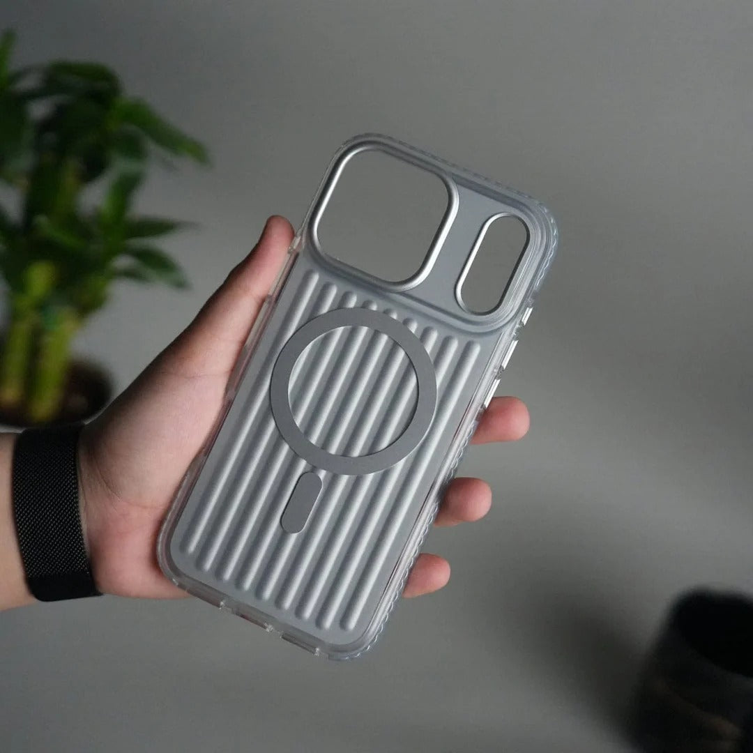 Corrugated Magnetic Phone case for iPhone 18 Pro Max