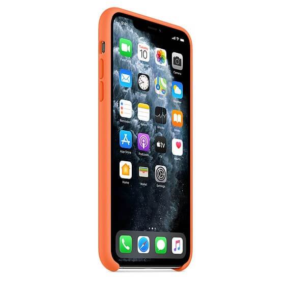 Silicone Case For iPhone 11 Pro Max - Kumquat