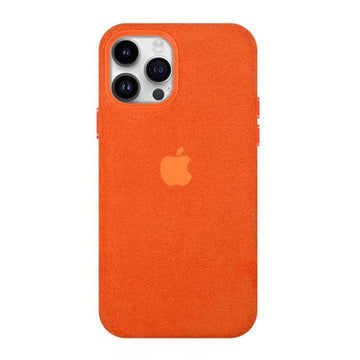 iPhone 14 Pro Max Alcantara Case - Kumquat