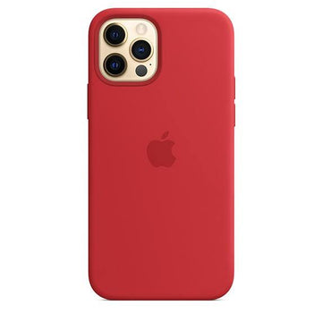 iPhone 12 Pro Max Silicone Case - Red